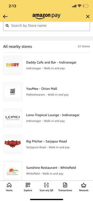 Indian Dining Payments