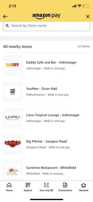 Indian Dining Payments