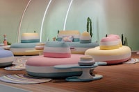 Pastel Tonal Outdoor Furniture Image 3