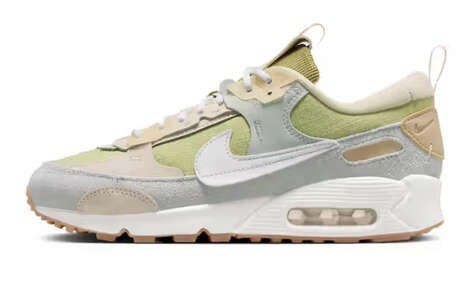 Green Panelling Lifestyle Sneakers