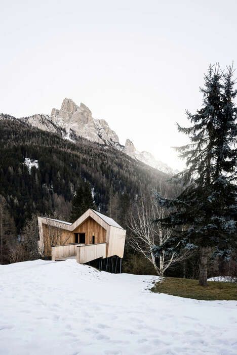 Mountainous Alpine Hotel Extensions