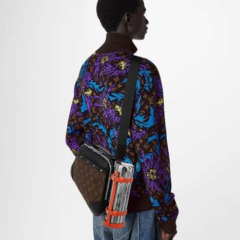 Chrome Bottle-Attached Luxe Bags