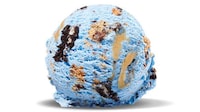 Blueish Cookie-Packed Ice Creams Image 1