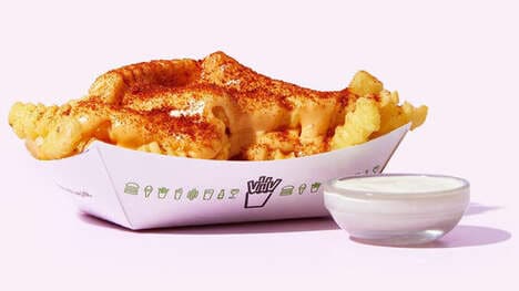 Spicy Sauce-Topped QSR Fries
