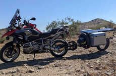 Accurately Maneuverable Motorcycle Trailers