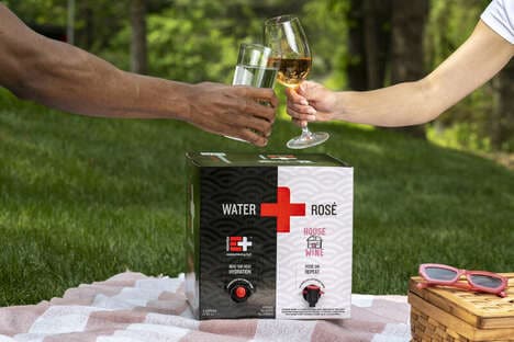 Hybrid Ros&eacute; Water Boxes