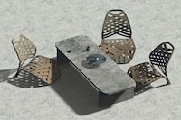Leaf-Inspired Modern Lounge Chairs Image 1