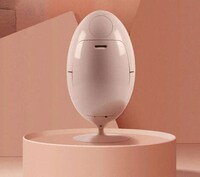 Versatile Egg-Shaped Waste Bins
