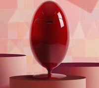 Versatile Egg-Shaped Waste Bins Image 2