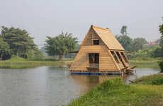 Floating Bamboo Houses