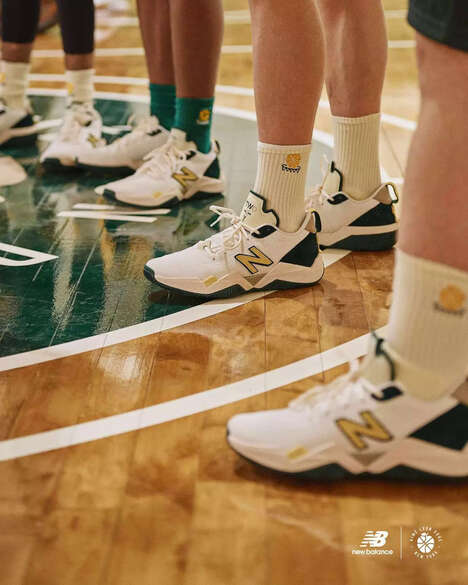 Retro-Themed Basketball Sneakers
