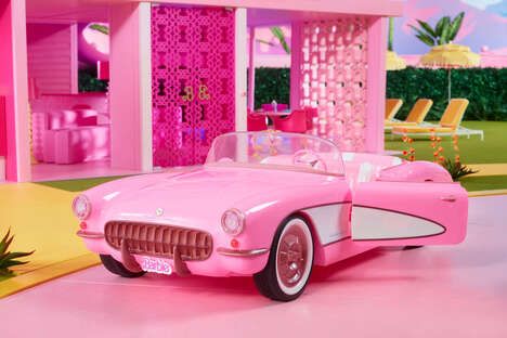 Doll-Themed Pink Cars