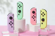 Light Pastel-Colored Controllers