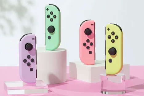 Light Pastel-Colored Controllers