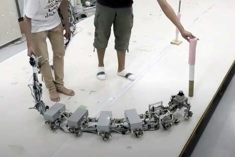 Maneuverable Centipede Robots