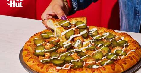 Pickle-Topped Ranch Pizzas