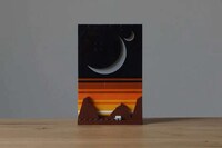 Retro Space-Themed Puzzled Posters Image 3