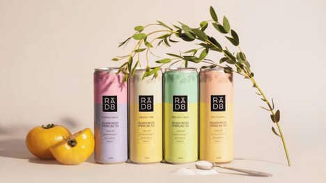 Collagen-Enhanced Sparkling Teas