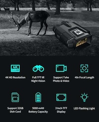 4K Night-Vision Binoculars Image 1