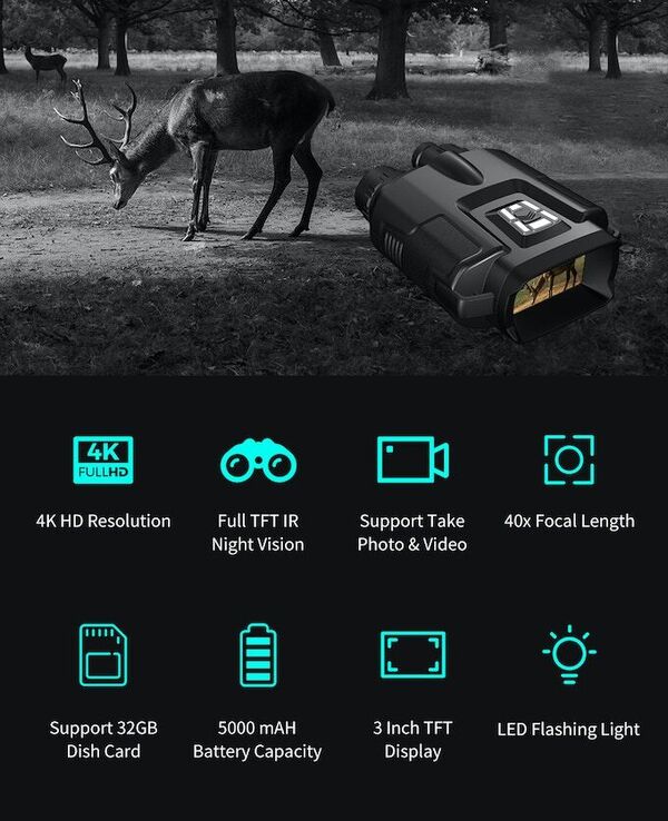 4K Night-Vision Binoculars: These Binoculars Offer Stunning Imagery In ...