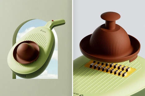 Avocado-Shaped Vegetable Cutters