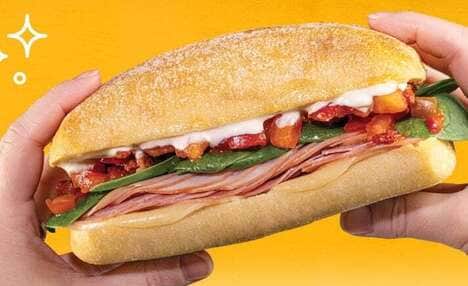 Convenience Retailer Ciabatta Sandwiches