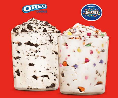 Candy-Studded Frozen Desserts