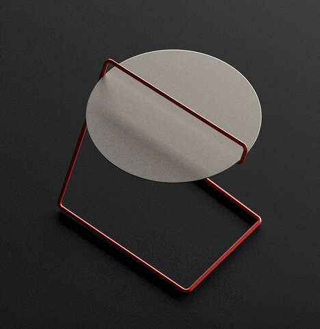 Sleek Metallic Side Tables