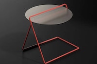Sleek Metallic Side Tables Image 2