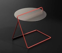 Sleek Metallic Side Tables Image 4