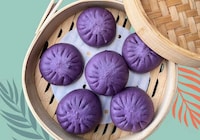 Ube Sweet Potato Baos