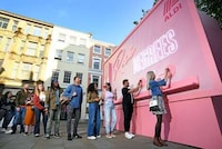 Ros&eacute;-Dispensing Billboards Image 1