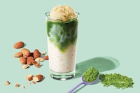 Matcha-Almond Tea Floats