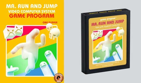 Vibrant Retro Game Cartridges