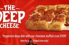 Pepperoni-Topped Stuffed Pizzas