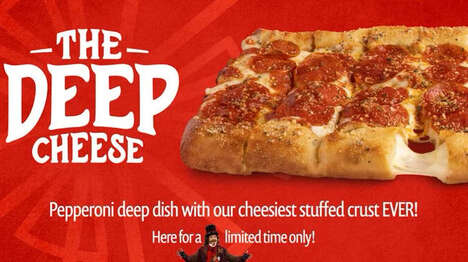 Pepperoni-Topped Stuffed Pizzas
