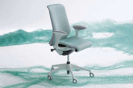 Ocean Waste-Made Office Chairs