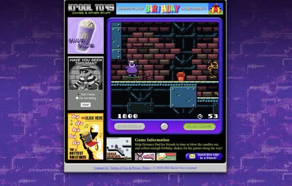 Birthday-Themed QSR Games