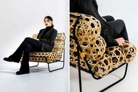 Rattan-Like Modern Lounge Chairs