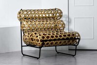 Rattan-Like Modern Lounge Chairs Image 2