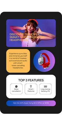 Chatbot-Compatible Headphones Image 1