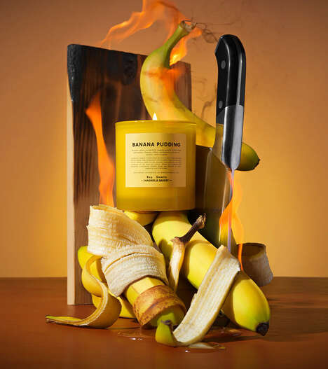 Smoky Dessert Candles