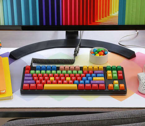 Candy-Colored Keyboard Cap Sets