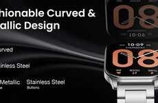 Curvaceous Zinc Alloy Smartwatches