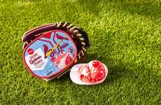 Baseball-Themed Ice Creams