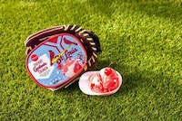 Baseball-Themed Ice Creams