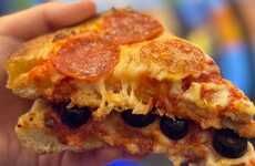 Stacked Double Decker Pizzas