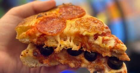 Stacked Double Decker Pizzas