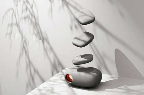 Stacked Stone Camera Projectors