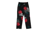 Rose-Adorned Skull Shirts Image 2